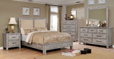 Canopus 5Pc Bedroom Set CM7423GY in Antique Gray w/Options