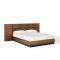 Caima Platform Queen Bed in Walnut by Modway
