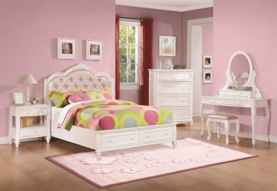 400721 Caroline Kids Bedroom in White by Coaster w/Options