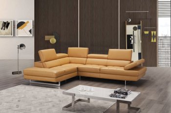 A761 Sectional Sofa in Freesia Leather by J&M [JMSS-A761 Freesia]
