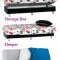 French Sofa Bed Choice of Color Washable Cover by Rain