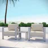 Shore Outdoor Patio 3Pc Set Choice of Color EEI-2599 by Modway
