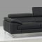 A973 Sofa in Black Premium Leather by J&M w/Options