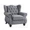 Hannes Sofa 53280 in Gray Fabric by Acme w/Options