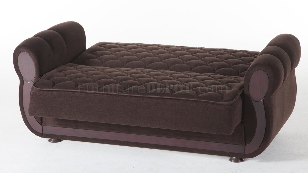 Argos Colins Brown Sofa Bed In Fabric, Brown Leather Sofa Bed Argos