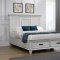 Franco Storage Bed 205330 in Antique White by Coaster w/Options