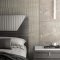 Vulcano Bedroom in Gray Oak by ESF w/Optional Casegoods