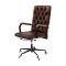 Noknas Office Chair 93175 in Brown Top Grain Leather by Acme