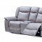 Carly 628 Motion Sofa in Grey Leather Air w/Optional Items