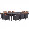 Convene Outdoor Patio Dining Set 11Pc EEI-2240 by Modway