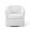 Prospect Swivel Chair Set of 2 in White Velvet by Modway