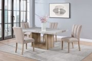 D02DT Dining Room Set 5Pc by Global w/D8683DC Chairs