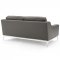 Harness Sofa in Gray Leather by Modway w/Options