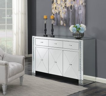 951100 Accent Cabinet in Clear Mirror by Coaster [CRAC-951100]