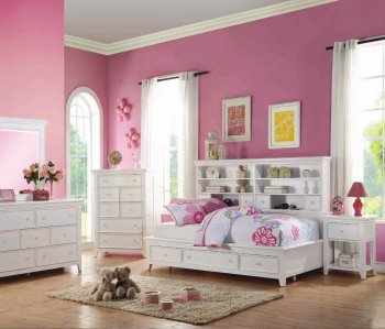 Lacey 30595 Kids Bedroom in White by Acme w/Options [AMKB-30595-Lacey]