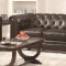 Roy Sofa Brown Bonded Leather Match 504551 by Coaster w/Options