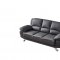 117 Sofa in Gray Leather by Beverly Hills w/Options