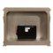 Sorina Fireplace AC01619 in Silver & Gold by Acme