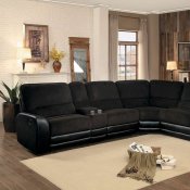 Ynez Motion Sectional Sofa 8212 in Chocolate by Homelegance