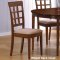 Gabriel Dining Set 5Pc 101771 by Coaster w/Optional Back Chairs