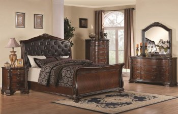Maddison Bedroom 202261 in Cappuccino by Coaster w/Options [CRBS-202261 Maddison]