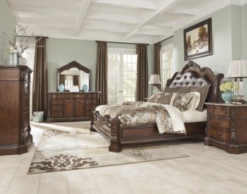 Ledelle Bedroom B705 in Brown Finish by Ashley Furniture [SFABS-Ledelle-B705]