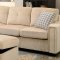 Belville Sectional Sofa 52705 in Beige Velvet by Acme w/Options