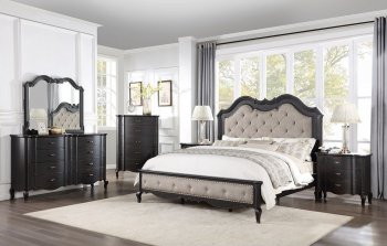 Chelmsford Bedroom BD02296Q in Antique Black by Acme w/Options [AMBS-BD02296Q Chelmsford]