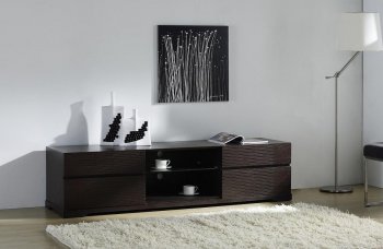 Echo TV Stand by Beverly Hills in Wenge w/4 Drawers [BHTV-Echo]