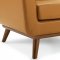 Engage Sofa in Tan Top-Grain Leather by Modway w/Options