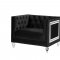 Heibero Sofa LV01403 in Black Velvet by Acme w/Options