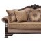 Chateau De Ville Sofa in Tan Fabric 58265 by Acme w/Options