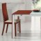 Cherry Finish Modern Dining Room w/Metal Framed Table