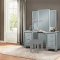 Allura Bedroom Set 1916 in Silver Tone by Homelegance w/Options