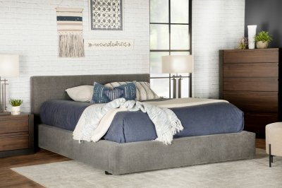 Gregory Upholstered Bed 316020 in Graphite Fabric by Coaster
