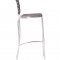 Set of 4 White or Espresso Modern Leatherette Dining Chairs