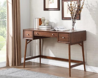 Frolic Counter Ht Office Desk 3590-22 in Brown by Homelegance