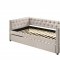 Romona Full Daybed 39445 in Beige Fabric by Acme w/Trundle