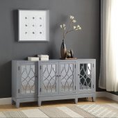 Magdi Console Table AC00196 in Antique Gray by Acme