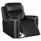 Altair Motion Sofa 9827BLK in Black by Homelegance w/Options