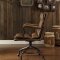 Harith Office Chair 92416 in Whiskey Top Grain Leather by Acme