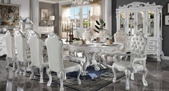 Dresden Dining Table DN01695 Bone White by Acme w/Options [AMDS-DN01695-DN02242 Dresden]