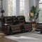 North Power Recliner Sofa 650401PP in Dark Brown by Coaster