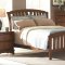 Medium Oak Finish Transitional Bedroom w/Optional Casegoods
