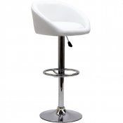 Marshmallow Bar Stool Set of 4 in White or Black by Modway