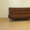 Chocolate or Camel Microfiber Modern Covertible Sofa