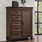 Franco Storage Bed 200970 in Burnished Oak by Coaster w/Options