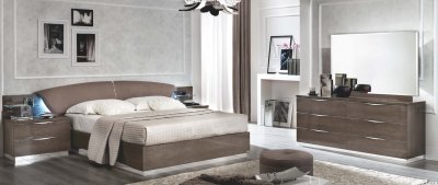 Platinum Bedroom in Silver Birch by ESF w/Optional Case Goods