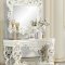 Adara Coffee Table LV01217 in Antique White by Acme w/Options