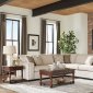 Aria Sectional Sofa 508610 in Oatmeal Chenille Fabric by Coaster